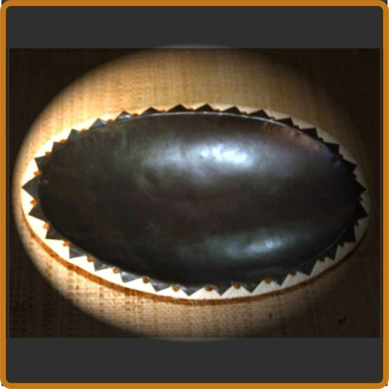 Coupelle Ovale bord Raphia - Art de Madagascar