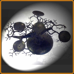 Bougeoir Baobab cinq bougies - Art de Madagascar