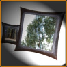 Miroir Bombé carré - Art de Madagascar