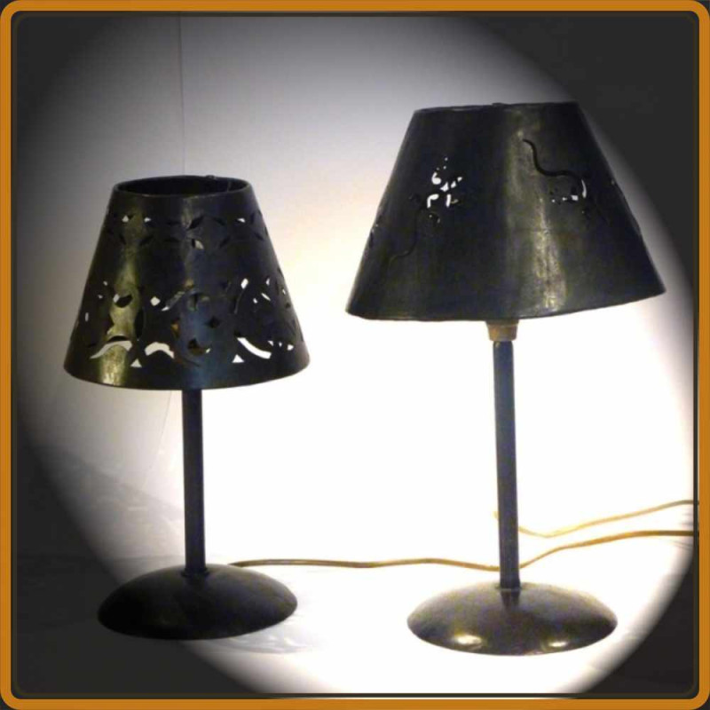Lampe de Chevet Métal - Art de Madagascar