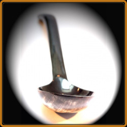Cuillère de Service Corne de Zébu - Art de Madagascar